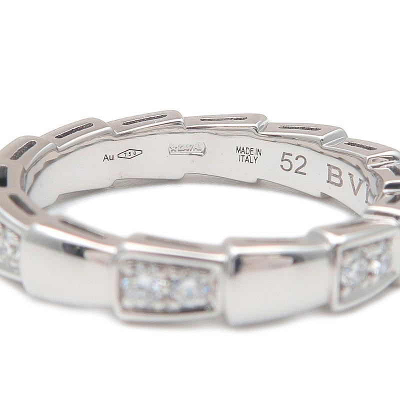 Auth Bvlgari Bulgari Serpenti Diamond & Gold Ring