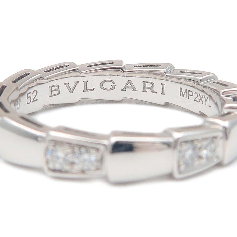 Auth Bvlgari Bulgari Serpenti Diamond & Gold Ring