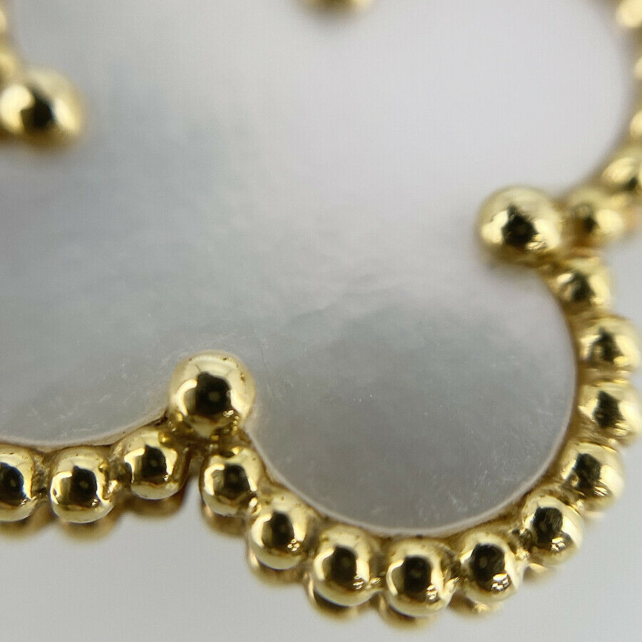 Van Cleef & Arpels Vintage Alhambra Mother of Pearl 18KT Gold Necklace