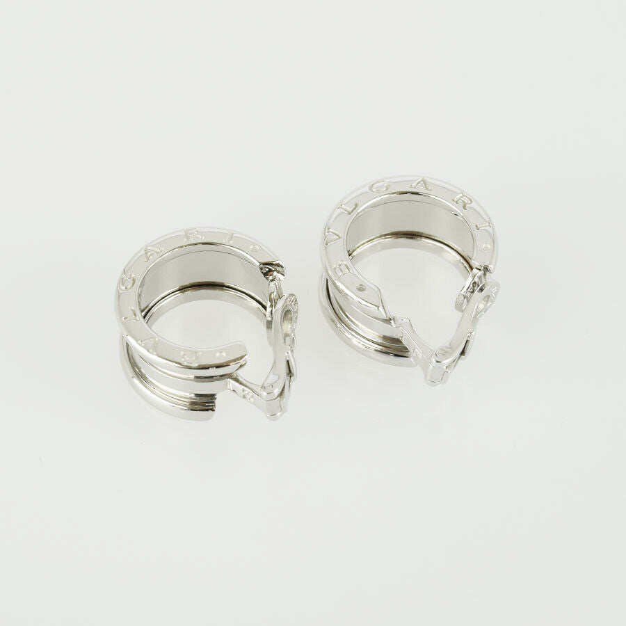 BVLGARI 18KT White Gold  B-Zero1 Earrings