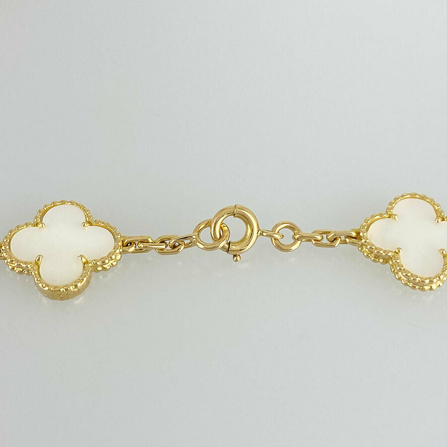 Van Cleef &amp; Arpels Vintage alhambra 18K YG(750) Shell Necklace