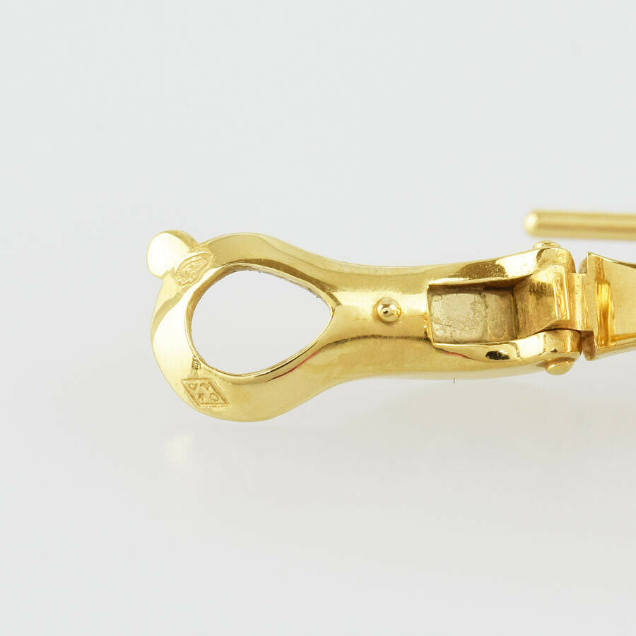 Van Cleef &amp; Arpels Vintage alhambra 18K Yellow Gold750 Shell earring